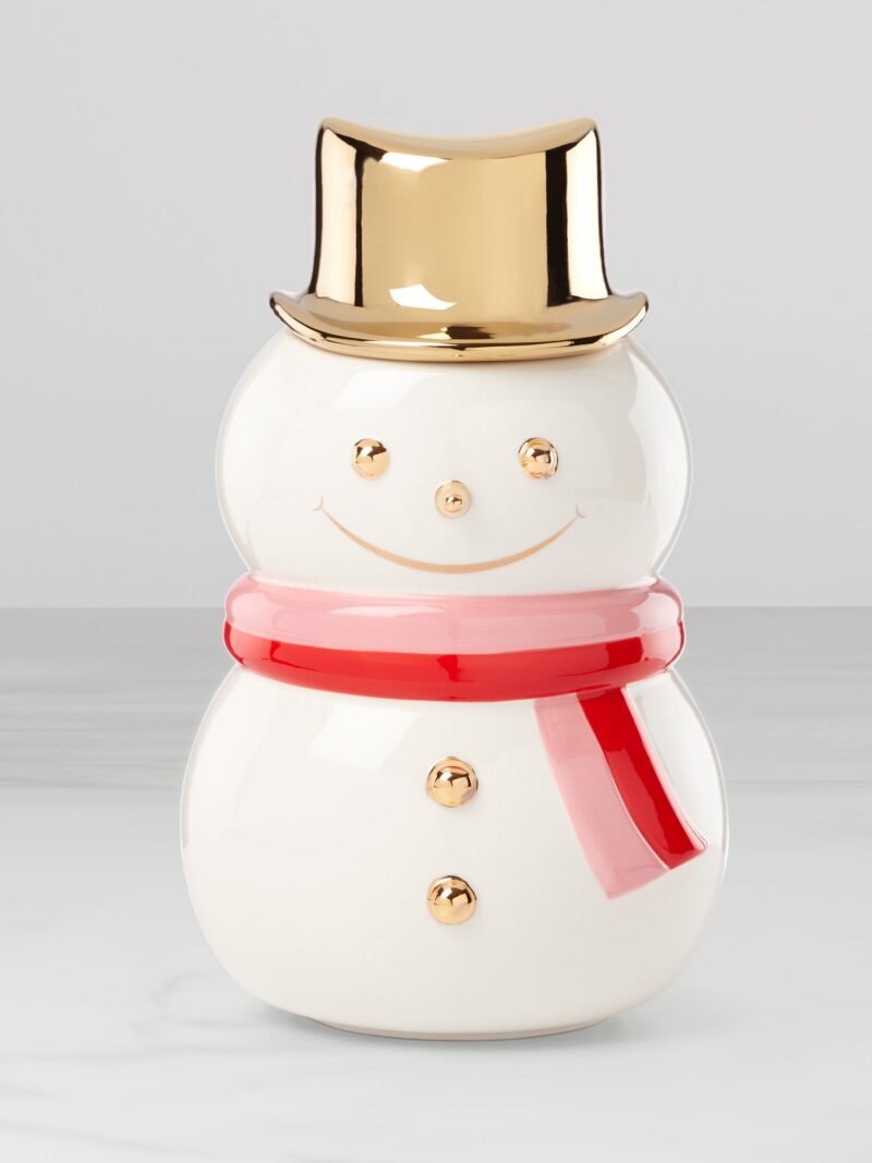 Be Jolly Snowman Cookie Jar